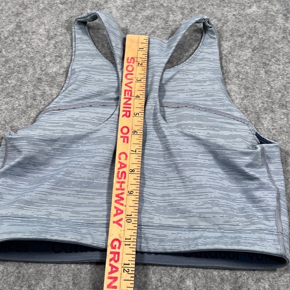 Outdoor Voices Gray Move Free Racerback Crop Tank Bra Top Women's Size‎ Small - Picture 5 of 5